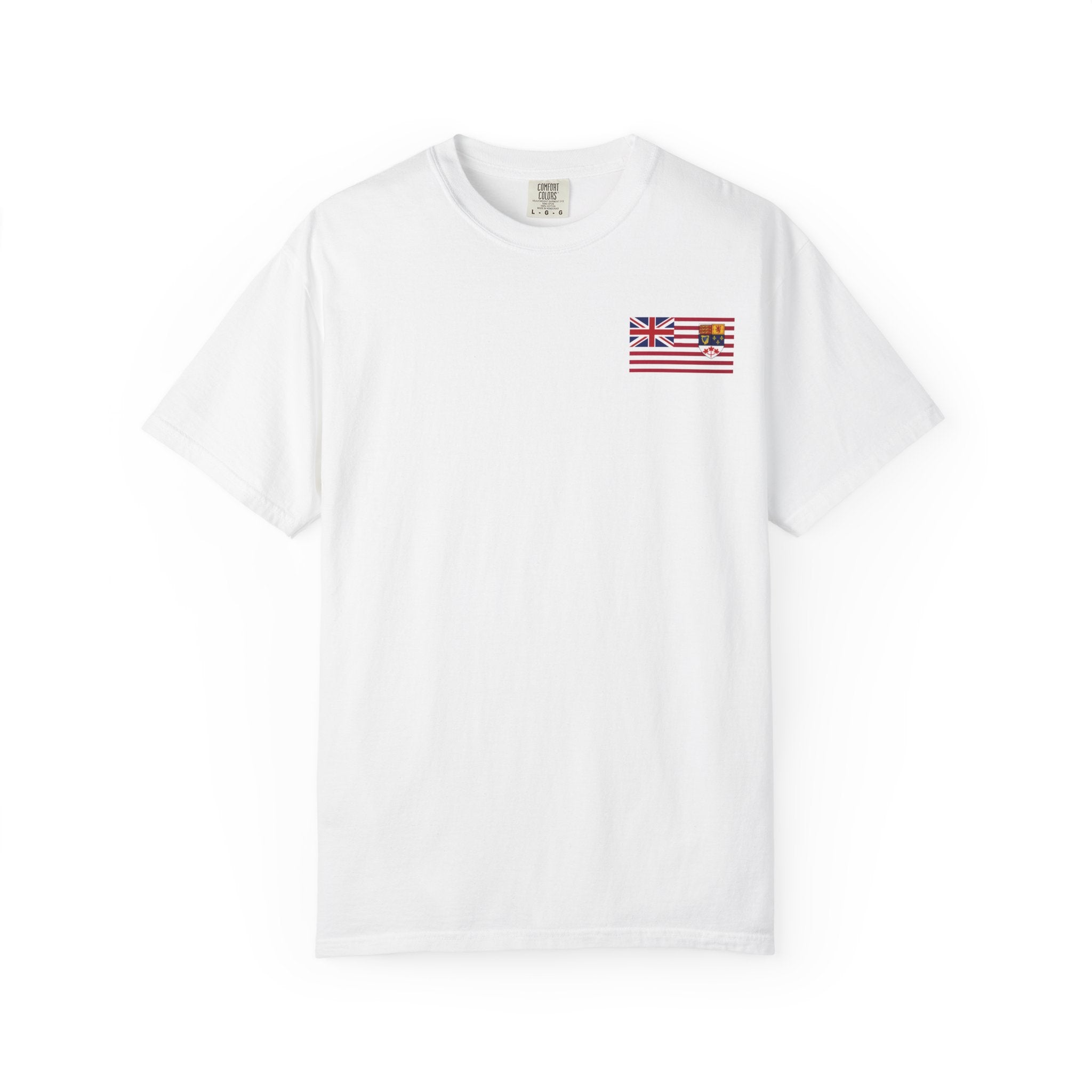 "I'm Staying" Anglosphere Emblem T - White