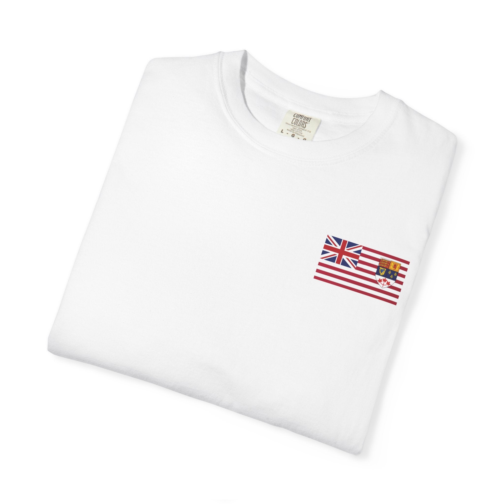 "I'm Staying" Anglosphere Emblem T - White